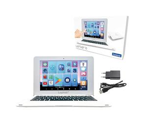 Lexibook, LAPTAB® 10, Laptop with Touch Screen, Family Friendly, Educational and Fun Content, Works on Android™, Parental Control, Ultra Slim and Lightweight, LT10FR