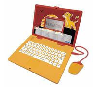 LEXIBOOK, Lion King Educational Laptop for kids, JC598ANi1 | French/English, 124 activities, Writing, Maths, Logic, Music & Games