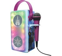 LEXIBOOK, Frozen, Wireless Bluetooth® Speaker with Microphone, Multicolor Light Effects, SD/TF Card Slot, Rechargeable Battery, Blue, BTP185FZZ