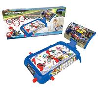LEXIBOOK, Mario Kart, Electronic table pinball, action and reflex game for children and familiy, LCD screen, light and sound effects, blue/red, JG610NILXB