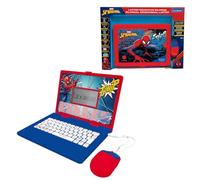 LEXIBOOK, Marvel Spiderman, Bilingual Educational Laptop English and Italian, 164 Activities, Maths, Logic Games, Music Mode, LCD Screen, Spiderman Design, Red/Blue, JC601SPi5LXB