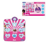 LEXIBOOK, Mattel Barbie, Barbie Electronic Dance Mat, Bluetooth and Light-Up with 6 Game Modes, Pink, DM10BB