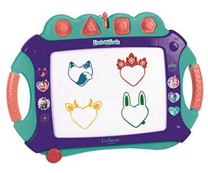 LEXIBOOK Mattel Enchantimals Felicity Fox & Flick™ Magic drawing board, A4 size, Magnetic with multicolor drawings, Purple/Green, CREC600