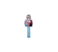 LEXIBOOK MIC240FZ Disney Frozen 2 Elsa Anna Olaf Bluetooth Microphone with Voice Changer Function, Phone Holder Included, Built-in Speaker, Blue