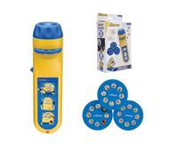 Lexibook, Despicable Me, Minions story projector and torch, Projects 24 images from the film Dspicable Me with 3 discs, Yellow/Blue, LTC050DES