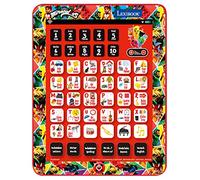 Lexibook, Miraculous Ladybug Cat Noir, Educational Bilingual Interactive Tablet, Toy to Learn Alphabet Letters Numbers Words Spelling and Music, English/German, Red, JCPAD002MIi3