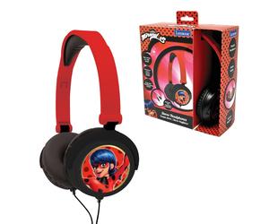 Lexibook, Miraculous Ladybug Cat Noir, Stereo Headphones, kids safe volume, fold