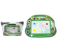 LEXIBOOK, Multicolor Magic Magnetic Animals Drawing Board, Artistic Creative Toy for Girls and Boys, Stylus Pen and Stamps, Green, CRANX550LXB