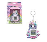 LEXIBOOK, My Best-E Unicorn Console with LCD Screen and Keychain, Pink, JLMBUNI