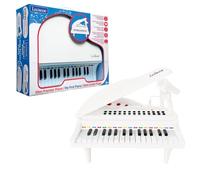 Lexibook, My First Piano, Piano for Children, Lighting Keys, Learning mode, 29 x 31 cm, Tempo and Volume adjustment, 3+, white, K731LXB