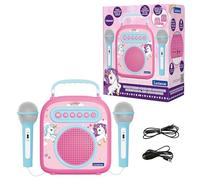 LEXIBOOK My secret portable karaoke with Microphone, Aux-in jack, TF/SD input, Karaoke function, pink, BTC050UNILXB
