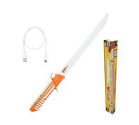 LEXIBOOK, Naruto, Interactive Naruto Saber that reacts to movements, 4 light modes, Lights up in 8 colors, Combat sound effects, Rechargeable battery, RP20NALXB