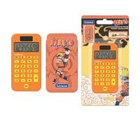 LEXIBOOK Naruto Pocket Calculator Orange C45NALXB | Protective cover, advanced functions, solar & battery power