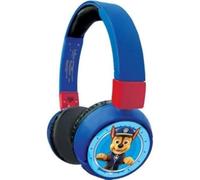 LEXIBOOK - Paw Patrol - 2-in-1 Bluetooth Headphones for Kids, stereo Wireless Wired, Kids safe for Boys Girls, Foldable, Adjustable, blue/red, HPBT010PA