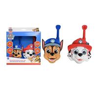 LEXIBOOK, Paw Patrol, 3D Chase and Marshall Walkie-Talkies, 500m Range, 2 Communication Channels, Belt Clip, Red/Blue, TW18PA