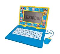 Lexibook, Paw Patrol Age 4+, Bilingual and Educational Laptop French/English, Toy for Children, 170 Activities to Learn, Play Games and Music, Large Screen, Blue/yellow, JC599PAi1