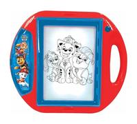 LEXIBOOK Paw Patrol Drawing Projector, CR310PA | 4 stamps, 10 templates, 1 pen, lighting screen, creative toy, boys and girls, Red/Blue