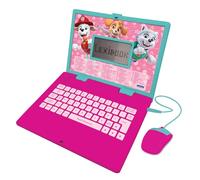 Lexibook, Paw Patrol, Educational and Bilingual Laptop in English/German, Toy for children with 124 activities to learn, play games and music, Pink, JC598PAGi3