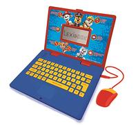 Lexibook JC598PAi4 Paw Patrol-Educational and Bilingual Laptop Portuguese/English-Toy for Child Kid (Boys & Girls) 124 Activities, Learn Play Games and Music with Chase Marshall-Red/Blue