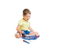 Lexibook, Paw Patrol, Electronic Piano for Children with Light Effects, Microphone, Drums, Built-in Speaker, Demo Tunes, DJ Player, Blue/red, K704PA