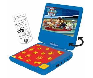 Lexibook Paw Patrol Portable DVD Player with 7-inch LCD Screen & Stereo Speakers
