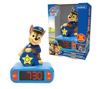 Lexibook RL800PA2 3D Paw Patrol Chase Childrens Clock with Night Light
