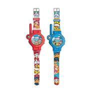 LEXIBOOK Paw Patrol Walkie-Talkie Watches DMWTW1PA | 2 pcs, 200m range, flashlight, compass, rechargeable