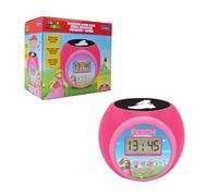 Lexibook, Peach Projector Alarm Clock Snooze Snooze Snooze Night Light with Timer LCD Display Battery Operated Pink RL977PC