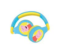 Lexibook - Peppa Pig - 2 In 1 Foldable Headphones Hpbt010Pp - audio - P2222z