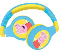 Lexibook Peppa Pig Bluetooth and Wired Foldable Headphones - HPBT010PP