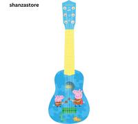 Lexibook Peppa Pig Georges My First Guitare, 6 Nylon Strings, 53 cm, Blue/Yellow