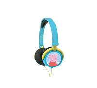 LEXIBOOK Peppa Pig Georges, Stereo Headphones, kids safe, foldable and adjustable, blue/green, HP015PPLXB