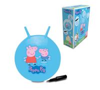 LEXIBOOK Peppa Pig Inflatable Hopper Ball, BG040PP | Luminous colored ball, Manual pump included, secure durable plastic, blue