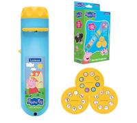LEXIBOOK, Peppa Pig, Projector and Torch Light, Image Stories, LTC050PPLXB | Projects 24 Peppa Pig images with 3 included discs and switches into a practical LED torchlight, batteries included for use