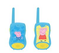 LEXIBOOK Peppa Pig Walkie-talkies, communication game for children, 2 channels, Belt clip for transport, Battery, Blue, TW12PPLXB
