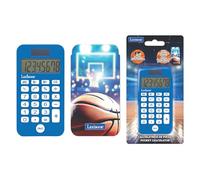 Lexibook, Pocket Calculator Basket with Protection Cover, Basic and Advanced Functions, Battery and Solar Powered, C45BA