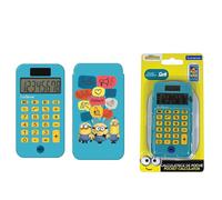 LEXIBOOK Pocket calculator Despicable Me Minions, conventional and advanced calculator functions, rigid protective cover, with battery, Blue/Yellow, C45DESLXB