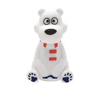 LEXIBOOK NLJ01PB Polar Bear Color Nightlight for Children's Room, Colour Change, Smooth Light, Battery Included, White
