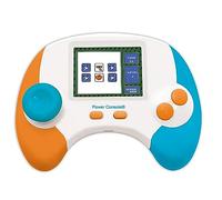 Lexibook, Power Console®, Bilingual educational game console with 100 activities, English/Spanish, White/orange/blue, JCG100i2