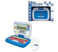 LEXIBOOK, Power Junior, Bilingual Educational Laptop ENGLISH/SPANISH with 40 activities including a new way to learn how to read and count, JC398i2