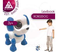 Lexibook Power Puppy Kid's Mini Robot│with Light, Sound & Music Effect│3y+