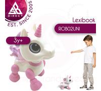 Lexibook Power Unicorn Kid's Mini Robot│with Light, Sound & Music Effect│3y+