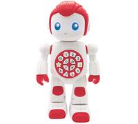 LEXIBOOK Powerman First Smart Interactive Toy Learning Robot Toy for Kids Dancing Plays Music Quiz Numbers Shapes Colors Boy Girl Robot Junior Red/White - ROB15EN
