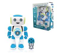 Lexibook - Powerman Jr. Smart Interactive Toy Robot that Reads in the Mind, Remote Control Boy Robot Junior Green/Blue - ROB20AR, Arabic Version