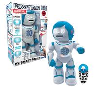 LEXIBOOK ROB90EN Powerman Kid-Educational and Bilingual English/Spanish Robot-Walking Talking Dancing Toy-STEM Programmable Creating Stories-Quizzes S