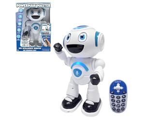 Lexibook, Powerman Master, Interactive Toy Robot Reading in the Head Toy for Children Dancing Plays Music Animal Quiz STEM Programmable Remote Control Robot Junior, ROB25DE