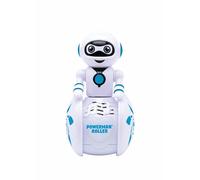 LEXIBOOK, Powerman Roller, My tumble robot, Light and sound effects, Built-in gyroscope, ROB01, White/Blue