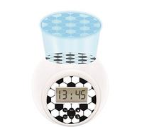 Projector Alarm Clock Football with snooze function and alarm function, Night li