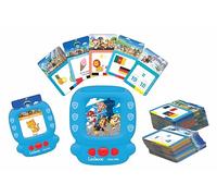Lexibook JCR10PAi1, Paw Patrol, Bilingual interactive reader, Audio toy to learn English and French, 150 double-sided cards, educational quiz & flashcard machine, Blue/red