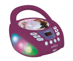 Lexibook RCD109FZ Disney Frozen 2-Bluetooth CD Player for Kids - Portable, Multi